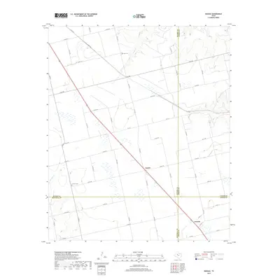 2019 Map of Inadale, 2019 Print