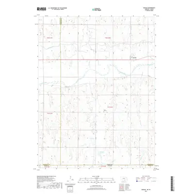 2017 Map of Inavale, 2017 Print