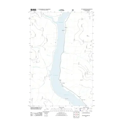 2011 Map of Inch Mountain, 2011 Print