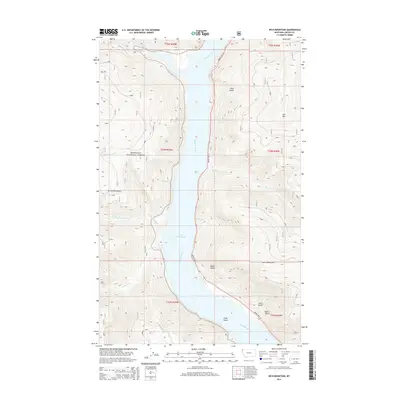 2014 Map of Inch Mountain, 2014 Print