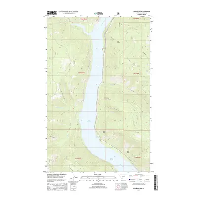 2017 Map of Inch Mountain, 2017 Print