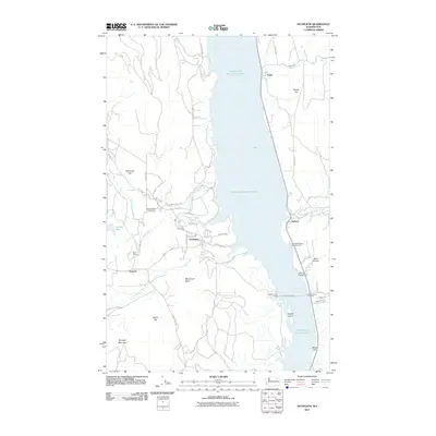 2011 Map of Inchelium, 2011 Print