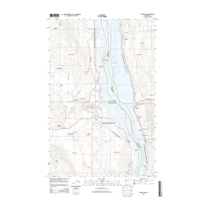 2014 Map of Inchelium, 2014 Print