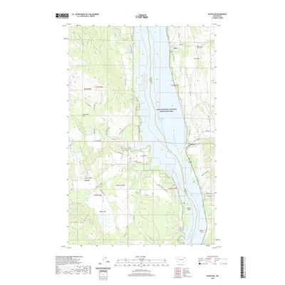 2020 Map of Inchelium, 2020 Print