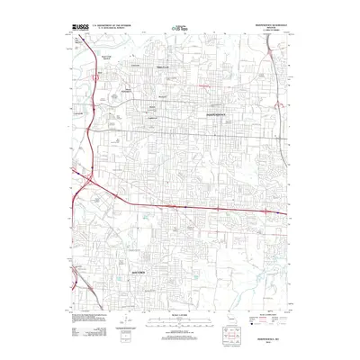 2012 Map of Independence, 2012 Print