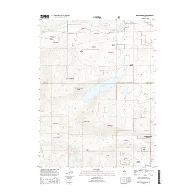 2015 Map of Independence Lake, 2015 Print