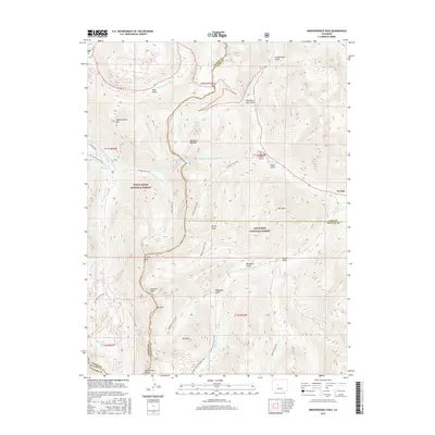 2016 Map of Independence Pass, 2016 Print