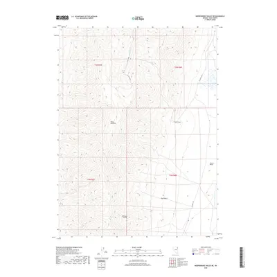 2018 Map of Independence Valley NE, 2018 Print