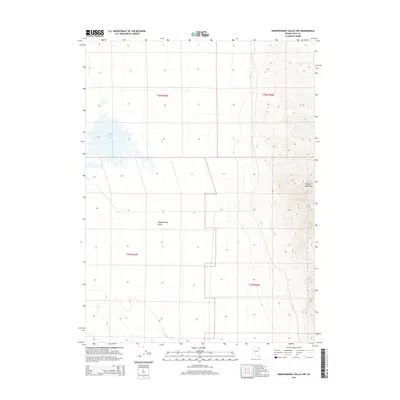 2014 Map of Independence Valley NW, 2014 Print