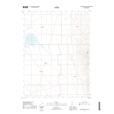 2018 Map of Independence Valley NW, 2018 Print