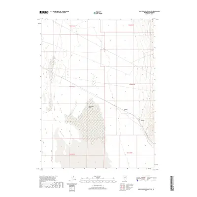 2018 Map of Independence Valley SW, 2018 Print
