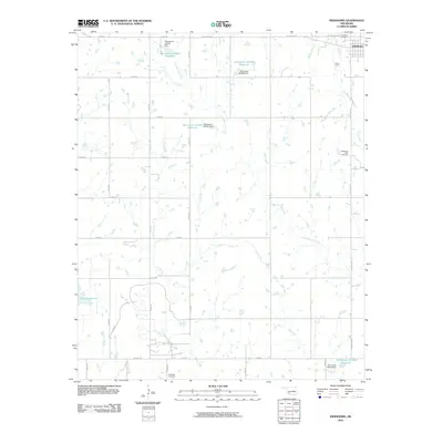2010 Map of Indiahoma, 2010 Print