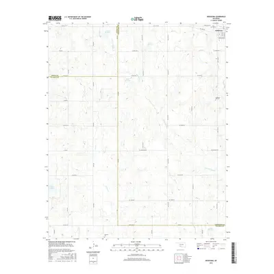 2016 Map of Indiahoma, 2016 Print