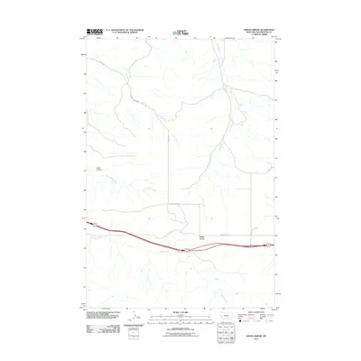 2011 Map of Indian Arrow, 2011 Print