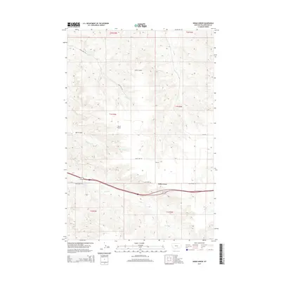 2014 Map of Indian Arrow, 2014 Print
