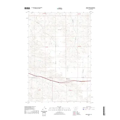 2020 Map of Indian Arrow, 2020 Print