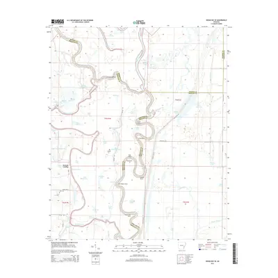 2014 Map of Indian Bay SE, 2014 Print