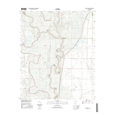 2017 Map of Indian Bay SE, 2017 Print