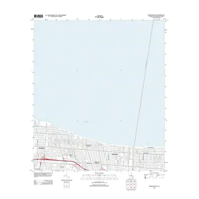 2012 Map of Indian Beach, 2012 Print