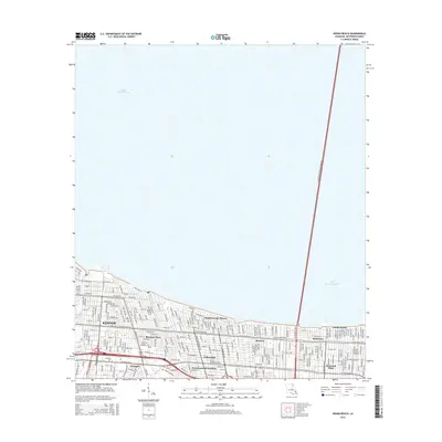 2015 Map of Indian Beach, 2015 Print