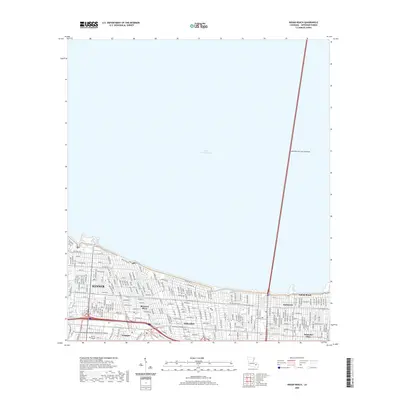 2020 Map of Indian Beach, 2020 Print