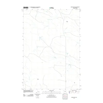 2012 Map of Indian Butte, 2012 Print