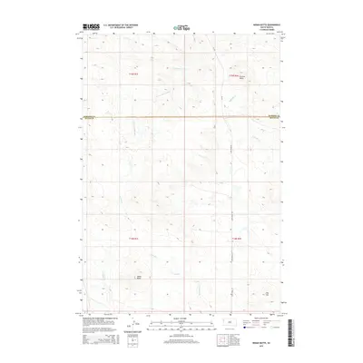 2015 Map of Indian Butte, 2015 Print