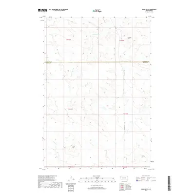 2017 Map of Indian Butte, 2017 Print