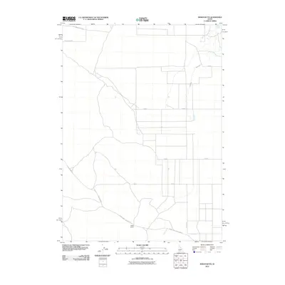 2010 Map of Indian Butte, 2010 Print