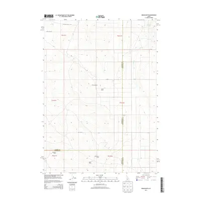 2013 Map of Indian Butte, 2013 Print