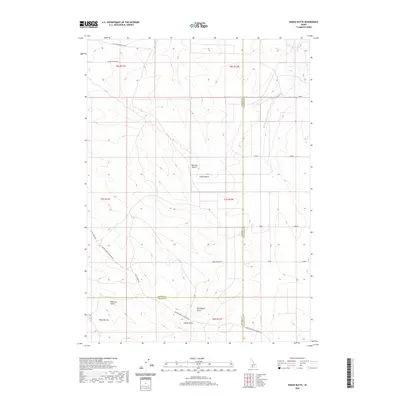 2020 Map of Indian Butte, 2020 Print