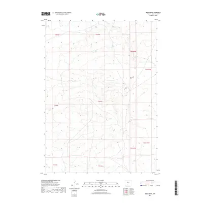 2017 Map of Indian Butte, 2017 Print