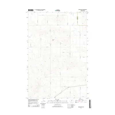 2014 Map of Indian Butte, 2014 Print