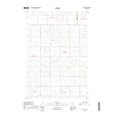 2018 Map of Indian Butte, 2018 Print
