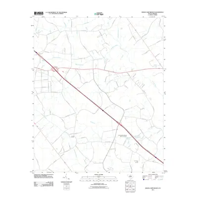 2011 Map of Indian Camp Branch, 2011 Print