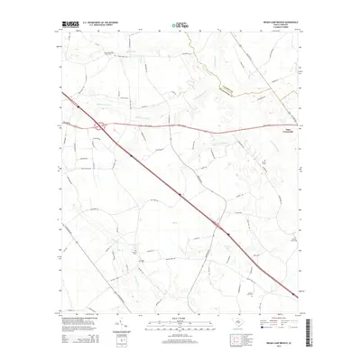 2014 Map of Indian Camp Branch, 2014 Print