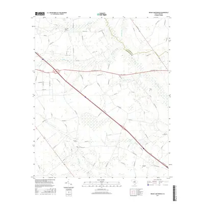 2017 Map of Indian Camp Branch, 2017 Print