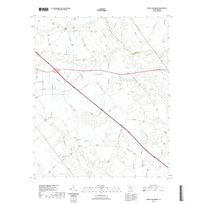 2020 Map of Indian Camp Branch, 2020 Print