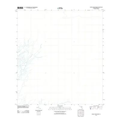 2012 Map of Indian Camp Creek, 2012 Print