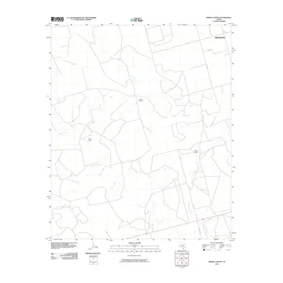 2010 Map of Indian Canyon, 2010 Print