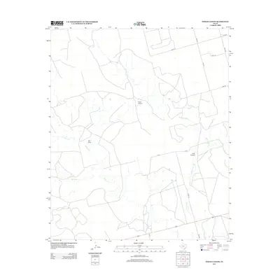 2012 Map of Indian Canyon, 2012 Print