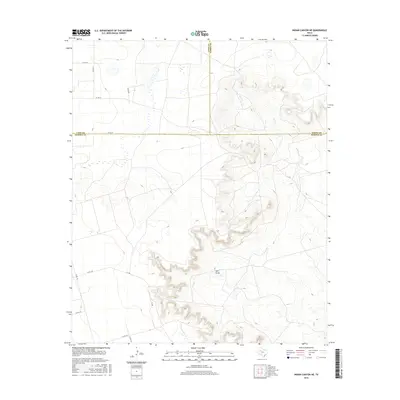 2016 Map of Indian Canyon NE, 2016 Print