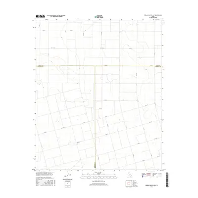 2016 Map of Indian Canyon NW, 2016 Print