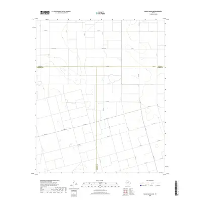 2019 Map of Indian Canyon NW, 2019 Print