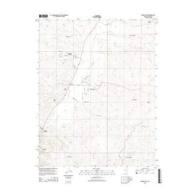 2014 Map of Indian Cove, 2014 Print