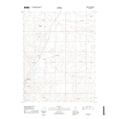 2018 Map of Indian Cove, 2018 Print