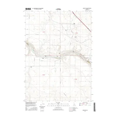 2017 Map of Indian Cove, 2017 Print