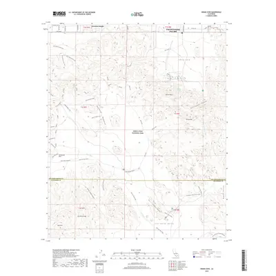 2018 Map of Indian Cove, 2018 Print