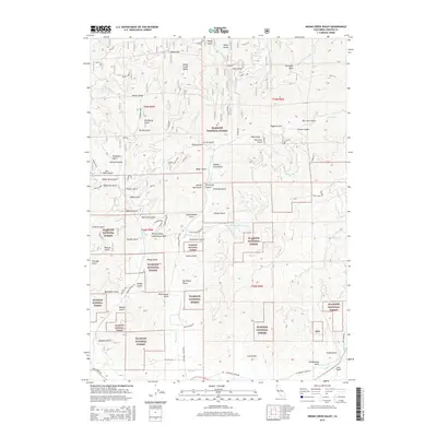 2015 Map of Indian Creek Baldy, 2015 Print
