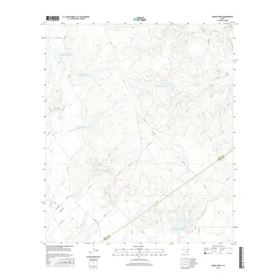 2016 Map of Indian Creek, 2016 Print